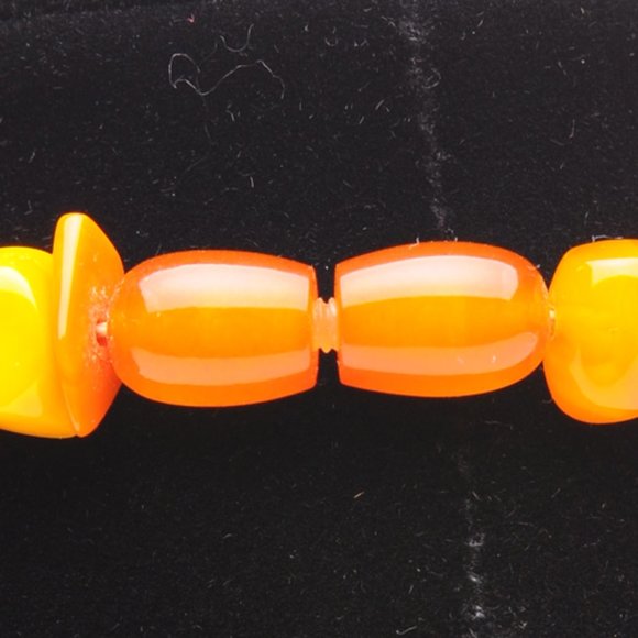 Genuine polished Baltic Amber Necklace - Vintage main image 1